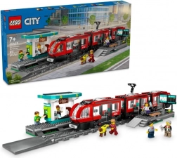 LEGO City városi villamos állomással