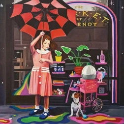 Magnóliás esernyős puzzle, 1023 darab