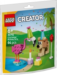 LEGO Creator aranyos állatkák születésnapi bulira