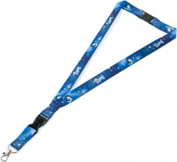 Kulcstartó karabinerrel Egyszarvú