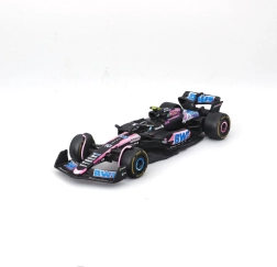 fém modell bburago 1:43 alpine a524 f1 2024 #10 pierre gasly ajándékdobozban