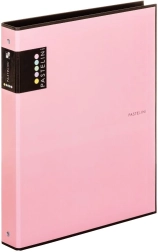 PASTELINI A4 iratrendező, rózsaszín, 4 gyűrűs, laminált