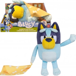 Interaktív plüss BLUEY Sleepytime 30 cm takaródarabkával