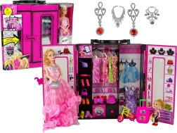 Baba öltözőszekrénnyel és kiegészítőkkel