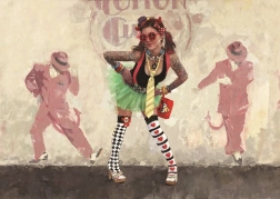 Puzzle Angyal az ördöggel a testében - 1000 darabos