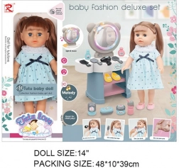 Kinga baba toalettasztallal és kiegészítőkkel