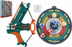 Gyerek íj tépőzáras labdákkal és 33 cm-es céltáblával