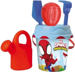 Vödör tartozékokkal 17 cm SPIDEY