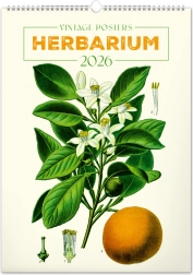Fali naptár Vintage plakátok Herbárium 2026