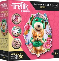 Fa puzzle Boldog Treflíkek 50 darab