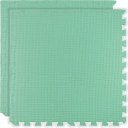 Puha HUMBI habszőnyeg 120 × 60 cm, vízálló nagy puzzle, 2 db, menta