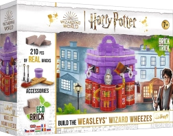 Brick Trick Harry Potter építőkészlet: Weasley Varázsviccboltja (210 darab)