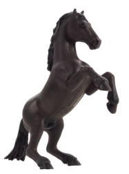 Mojo fekete musztáng figura