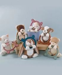 Doudou plüss játék rágókával