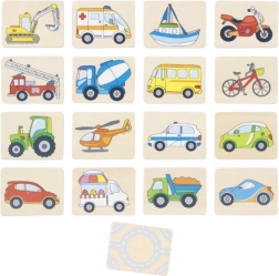 Goki fa memóriajáték – közlekedési eszközök