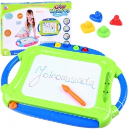 Színes mágneses rajztábla pecsétekkel – Znikopis