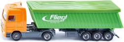 Siku Super teherautó pótkocsival Mercedes‑Benz Actros 1:87 ponyvával