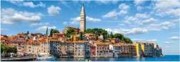 Panoráma puzzle DINO Rovinj – kikötő, 1000 darab