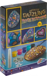 Grafix kavicsfestés Metallic Dazzling – kreatív készlet