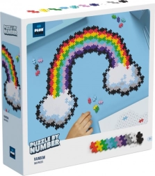 Plus-Plus Számok szerint rakd ki – Szivárvány 500 db