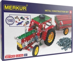 Merkur M6 nagy fém építőkészlet, 957 alkatrész