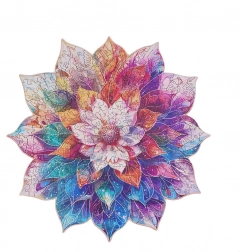 Fa kirakós Virág mandala