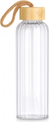 Vilde 500 ml üveg vizespalack bambusz tetővel