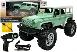 RC terepjáró autó LAND ROVER DEFENDER D110 1:14 zöld 2.4G