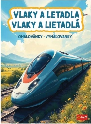 Kifestőkönyv vonatok és repülők 20 × 27,5 cm