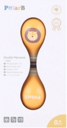 PolarB fa, kétoldalas maracas oroszlán motívummal