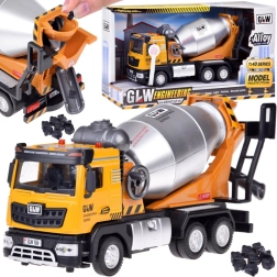 Betonkeverő hang- és fényhatásokkal