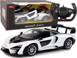 Auto R/C McLaren Senna Rastar 1:14 fehér távirányítással