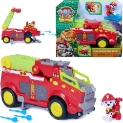 Mancs Őrjárat Dino Rescue Responder – Marshall tűzoltó járműve figurával és lövedékekkel (25 cm)