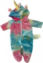 Egyszarvú kezeslábas babáknak PLEJO 40 - 43 cm