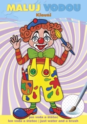 Vizes színező A5 - Bohócok