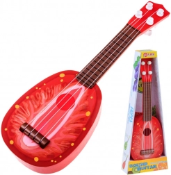 Gyerek ukulele – műanyag gitárka 37 cm – Piros