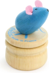 Vilac Fa fogtartó doboz Zöld Egérkével