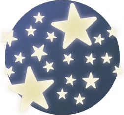 Djeco foszforeszkáló matrica falra csillagok