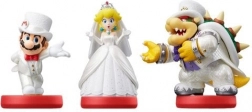 amiibo figurák Super Mario – esküvői szett Mario, Peach és Bowser (3 db)