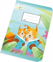 Iskolai füzet A5 vonalas 10 lap Mókus 12 mm