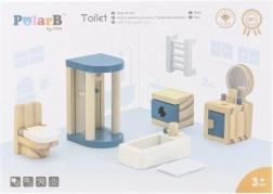 Viga PolarB fa babaház bútor szett – fürdőszoba