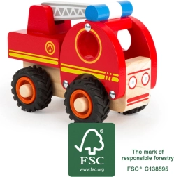 Fa tűzoltóautó létrával