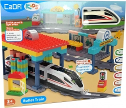 CADA vasútállomás építőkészlet, 108 darab