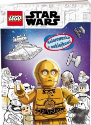 LEGO Star Wars színező matricákkal