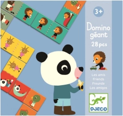 Domino barátságos állatokkal a Djeco-tól