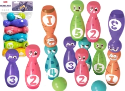 Bábusor készlet vidám arcokkal