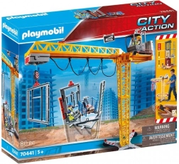 Playmobil City Action távirányítós daru építőmunkásokkal