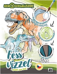Fess vízzel – dinoszauruszok – kifestő (magyar verzió)