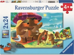 Ravensburger Puzzle Medve család kirándul