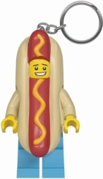 Lego Iconic világító Hot Dog kulcstartó